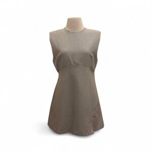 Zara NWT Blogger Favorite Shimmering Champagne Holiday Party Dress Size Large